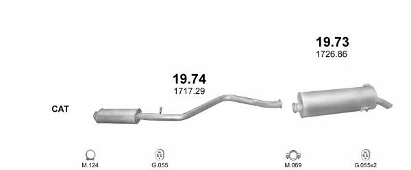 Polmostrow POLMO30345 Система выпуска отработаных газов POLMO30345: Купить в Украине - Отличная цена на EXIST.UA! POLMO30345 Polmostrow Система выпуска отработаных газов