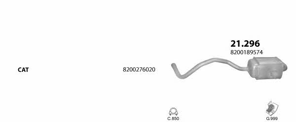 POLMO99024 Polmostrow Система выпуска отработаных газов