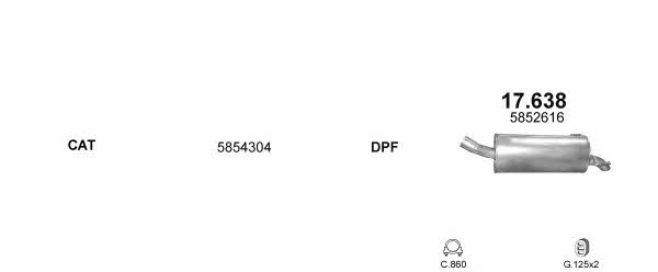 POLMO99512 Polmostrow Система выпуска отработаных газов
