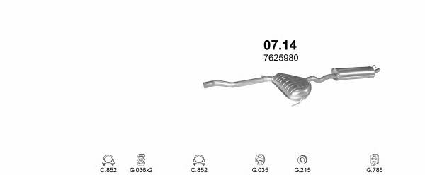Polmostrow POLMO01256 Система випуску відпрацьованих газів POLMO01256: Купити в Україні - Добра ціна на EXIST.UA! POLMO01256 Polmostrow Система випуску відпрацьованих газів