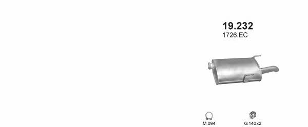 POLMO30355 Polmostrow Система выпуска отработаных газов