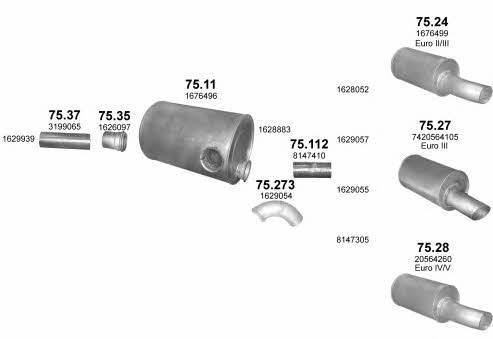 Polmostrow POLMO05979 Система выпуска отработаных газов POLMO05979: Купить в Украине - Отличная цена на EXIST.UA! POLMO05979 Polmostrow Система выпуска отработаных газов