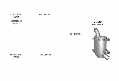 POLMO06497 Polmostrow Система выпуска отработаных газов