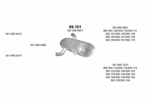 POLMO06739 Polmostrow Система выпуска отработаных газов