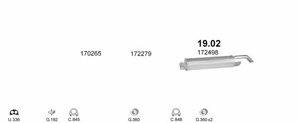 POLMO07481 Polmostrow Система выпуска отработаных газов