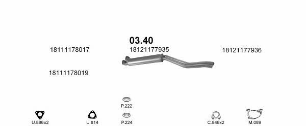 POLMO01071 Polmostrow Система выпуска отработаных газов