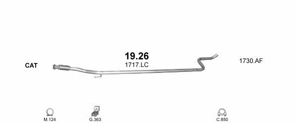 Polmostrow POLMO05820 Система випуску відпрацьованих газів POLMO05820: Купити в Україні - Добра ціна на EXIST.UA! POLMO05820 Polmostrow Система випуску відпрацьованих газів