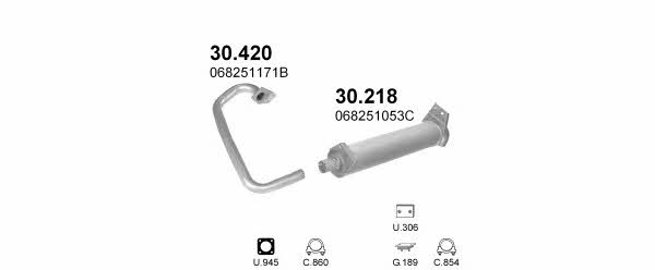 POLMO11131 Polmostrow Система выпуска отработаных газов