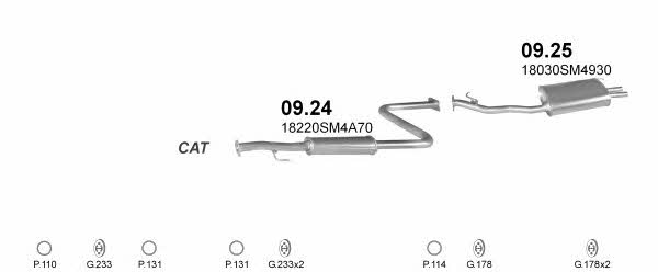 POLMO03951 Polmostrow Система выпуска отработаных газов
