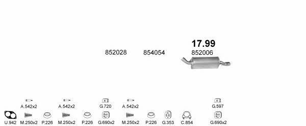 POLMO06513 Polmostrow Система выпуска отработаных газов
