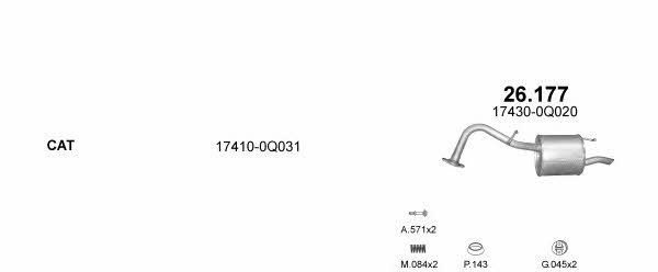 POLMO05166 Polmostrow Система выпуска отработаных газов