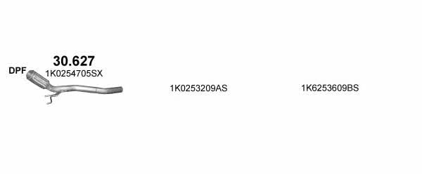 POLMO08002 Polmostrow Система випуску відпрацьованих газів