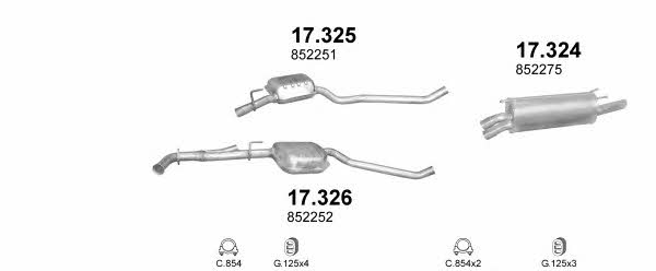 POLMO30296 Polmostrow Система выпуска отработаных газов
