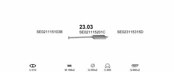 POLMO09742 Polmostrow Система выпуска отработаных газов
