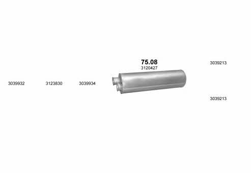 POLMO08827 Polmostrow Система выпуска отработаных газов