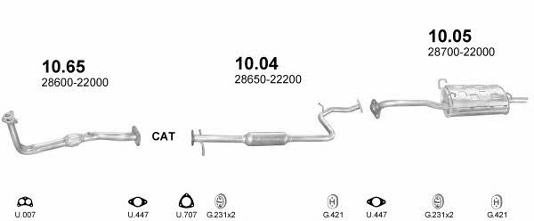 POLMO30158 Polmostrow Система выпуска отработаных газов