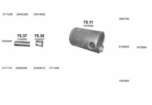 Polmostrow POLMO06346 Система выпуска отработаных газов POLMO06346: Купить в Украине - Отличная цена на EXIST.UA! POLMO06346 Polmostrow Система выпуска отработаных газов