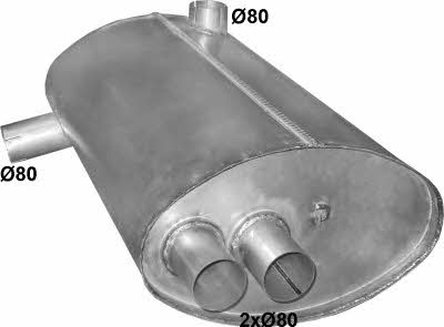 7903 Polmostrow Глушитель, задняя часть