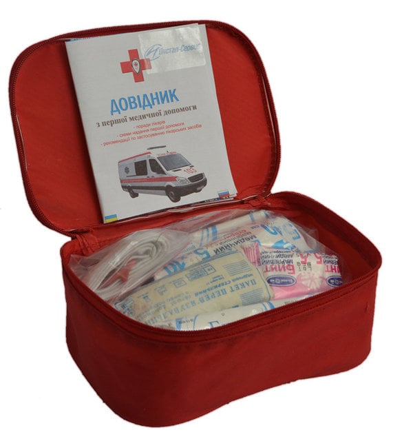 Poputchik Аптечка медична автомобільна згідно ТУ, м&#39;який футляр – ціна 394 UAH