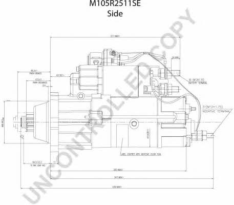 Стартер Prestolite electric M105R2511SE