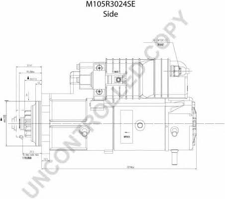 Стартер Prestolite electric M105R3024SE