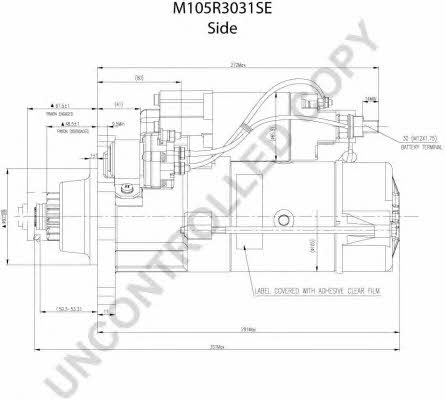 Стартер Prestolite electric M105R3031SE