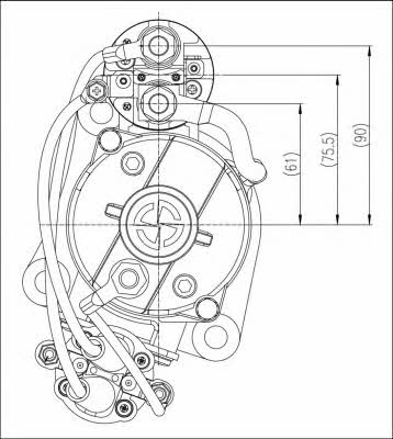 Стартер Prestolite electric M90R3538SE