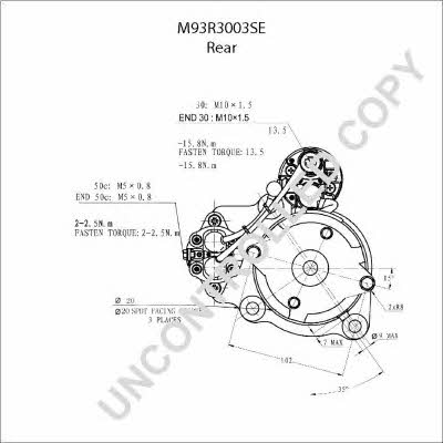 Стартер Prestolite electric M93R3003SE
