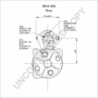 Стартер Prestolite electric MS4-406