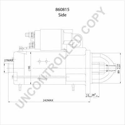 Стартер Prestolite electric 860815