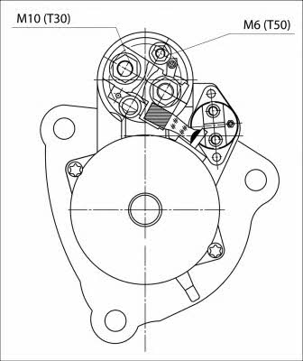 Стартер Prestolite electric 861035