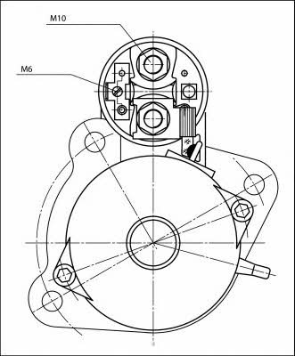 Стартер Prestolite electric 861036