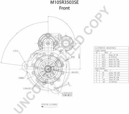 Стартер Prestolite electric M105R3503SE