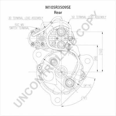 Стартер Prestolite electric M105R3509SE
