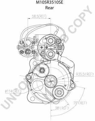 Стартер Prestolite electric M105R3510SE