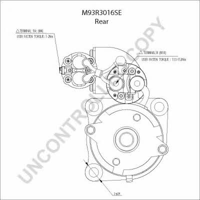 Стартер Prestolite electric M93R3016SE