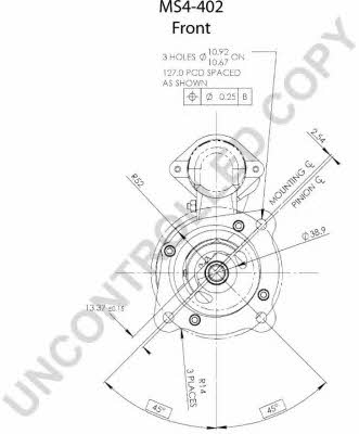 Стартер Prestolite electric MS4-402