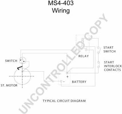 MS4403 Prestolite electric Стартер