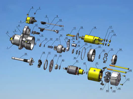 M93RA060000 Prestolite electric Якорь, стартер
