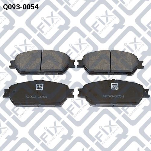 Тормозные колодки дисковые, комплект Q-fix Q093-0054