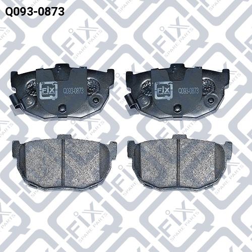 Тормозные колодки дисковые, комплект Q-fix Q093-0873