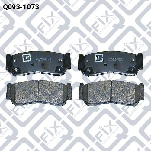 Тормозные колодки дисковые, комплект Q-fix Q093-1073