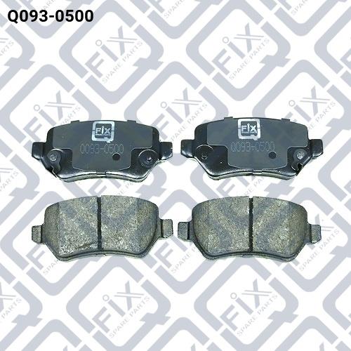 Тормозные колодки дисковые, комплект Q-fix Q093-0500
