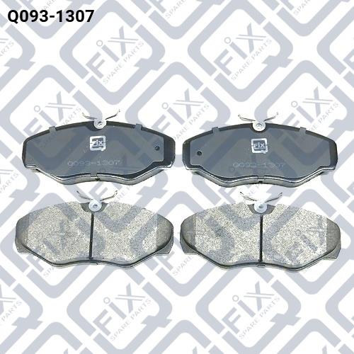 Тормозные колодки дисковые, комплект Q-fix Q093-1307