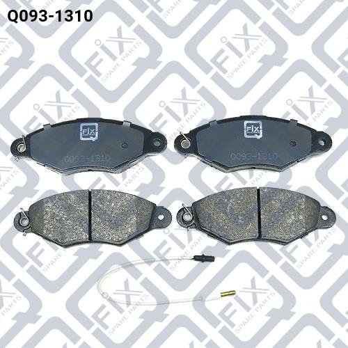 Тормозные колодки дисковые, комплект Q-fix Q093-1310