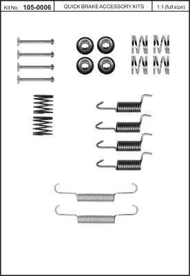 Купить Quick brake 105-0006 по низкой цене в Украине!