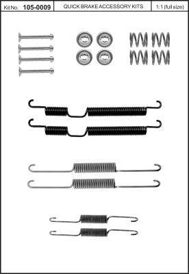 Купить Quick brake 105-0009 по низкой цене в Украине!