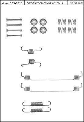 Купить Quick brake 105-0018 по низкой цене в Украине!