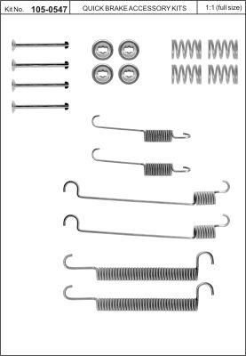 Купить Quick brake 105-0547 по низкой цене в Украине!