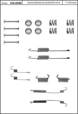 Купить Quick brake 105-0599 по низкой цене в Украине!